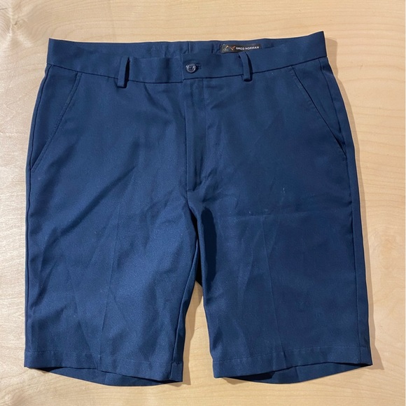 Greg Norman Men's Navy Blue Shorts 34 (MX) - Picture 4 of 9